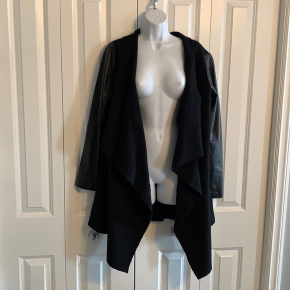 Joie Faiga lamb and boiled wool jacket open front sweater cardigan - Picture 2 of 9